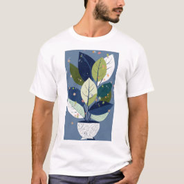 Picasso-Inspired Growing Plant T Shirt