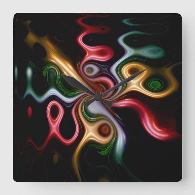 Picasso Ro Fyrkantig Klocka (Framsida)