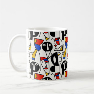 Picassooansikten Kaffemugg