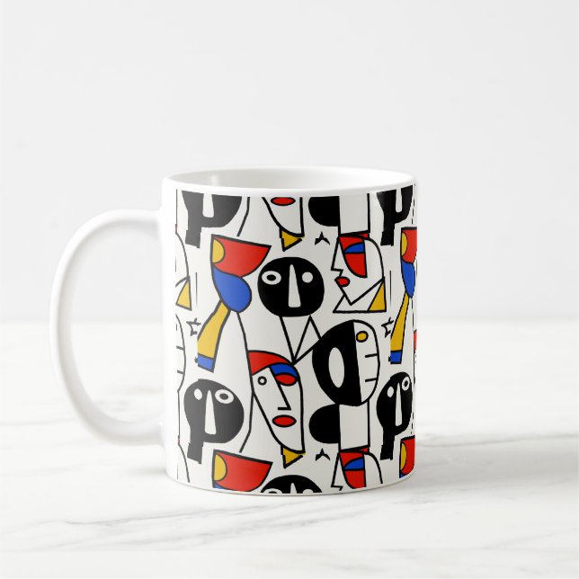 Picassooansikten Kaffemugg (Vänster)