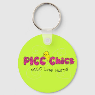 PICC Chick PICC Line Nurse Gifts Nyckelring