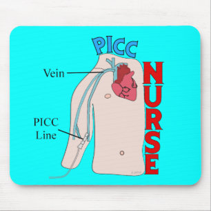 PICC fodrar Anatomical designgåvor för Musmatta