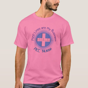 PICC fodrar sjuksköterskan "PICC-sjuksköterska " T-shirt