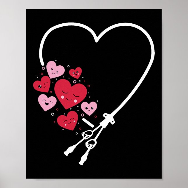 Picc Heart Valentine kärlaccess Team Picc Iv  Poster (Framsidan)