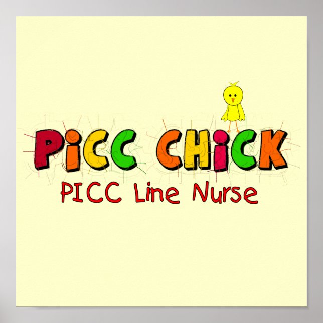 PICC LINE Nurse POSTER (Framsidan)