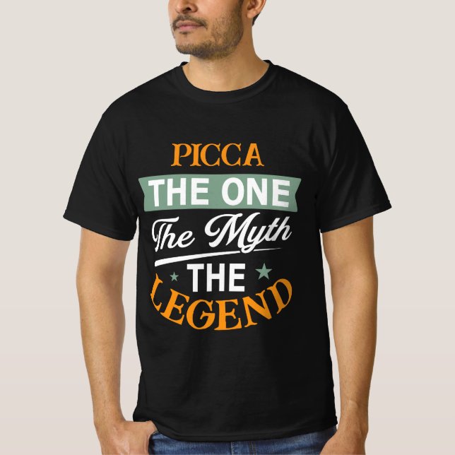 Picca Den Ende Myten Legenden T Shirt (Framsida)