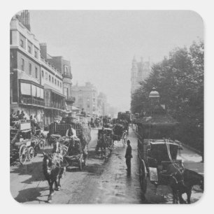 Piccadilly, 1900 fyrkantigt klistermärke