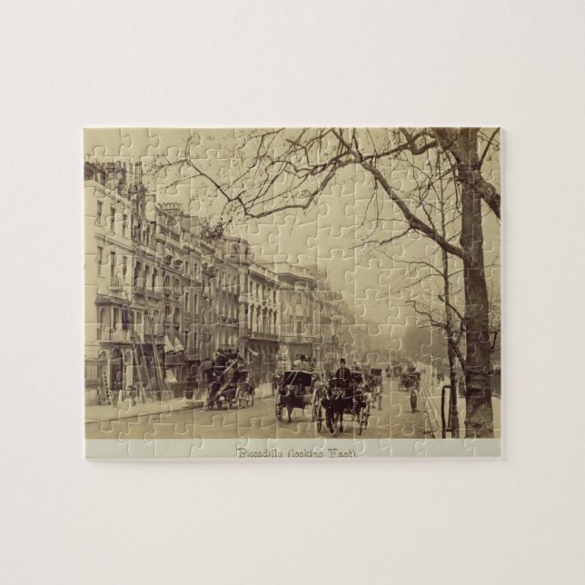 Piccadilly belägen mitt emot öster, (sepiafotoet) pussel (Horisontell)
