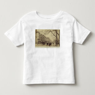 Piccadilly belägen mitt emot öster, (sepiafotoet tee shirt