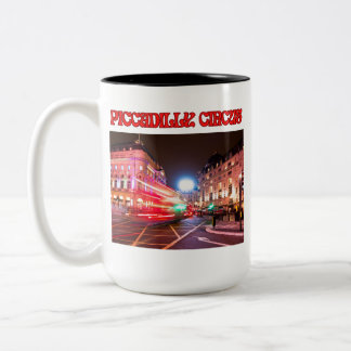 Piccadilly Circus 15 oz. Tvåtons mugg
