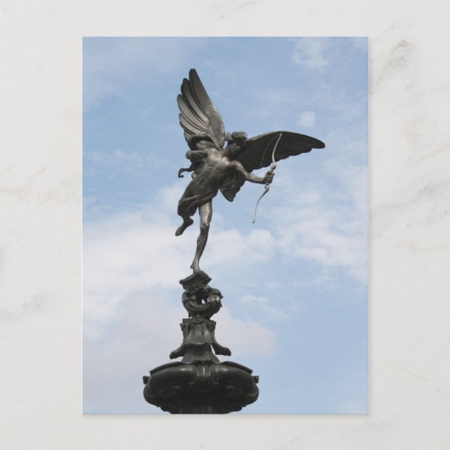 Piccadilly Circus, Eros Vykort (Framsida)