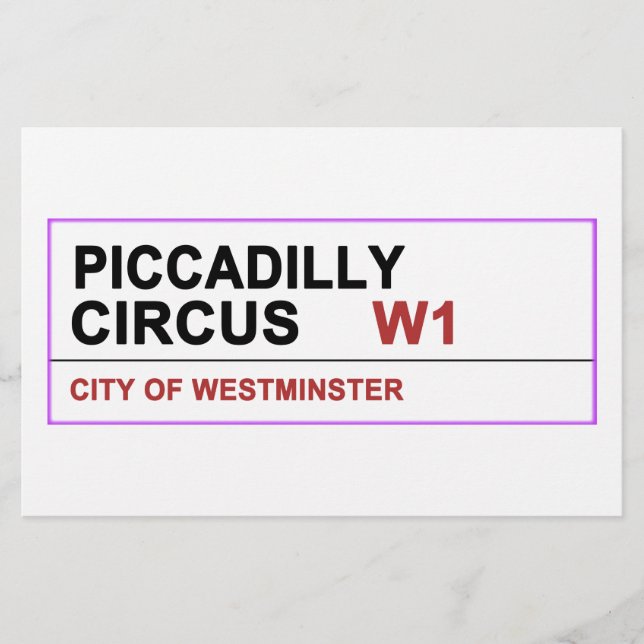 Piccadilly Circus London (Framsida)