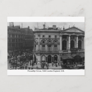 Piccadilly Circus London 1904, England, Förenade k Vykort