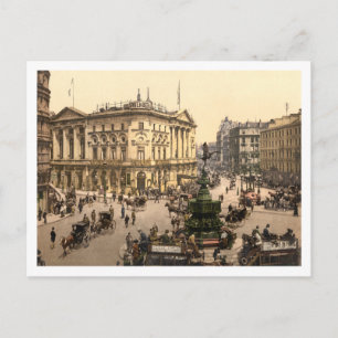 Piccadilly Circus, London, England Vykort