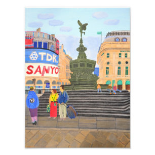 Piccadilly Circus London Fototryck