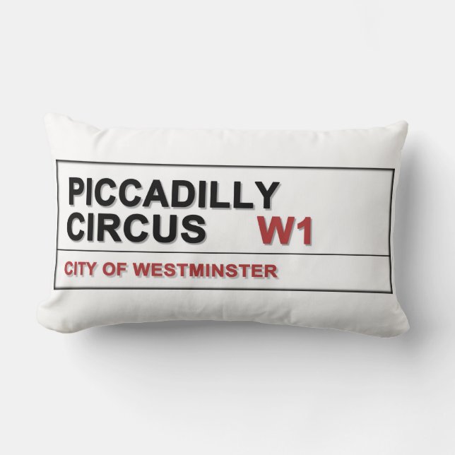 Piccadilly Circus LONDON Lumbarkudde (Framsida)
