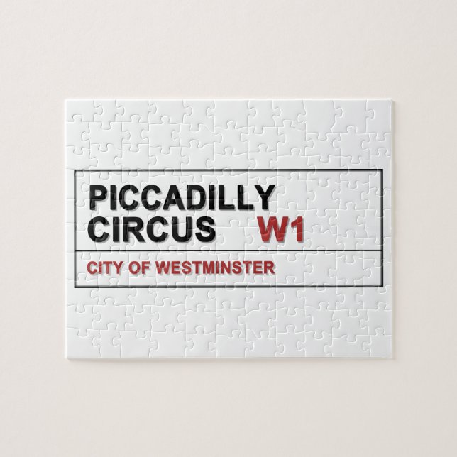Piccadilly Circus London Pussel (Horisontell)