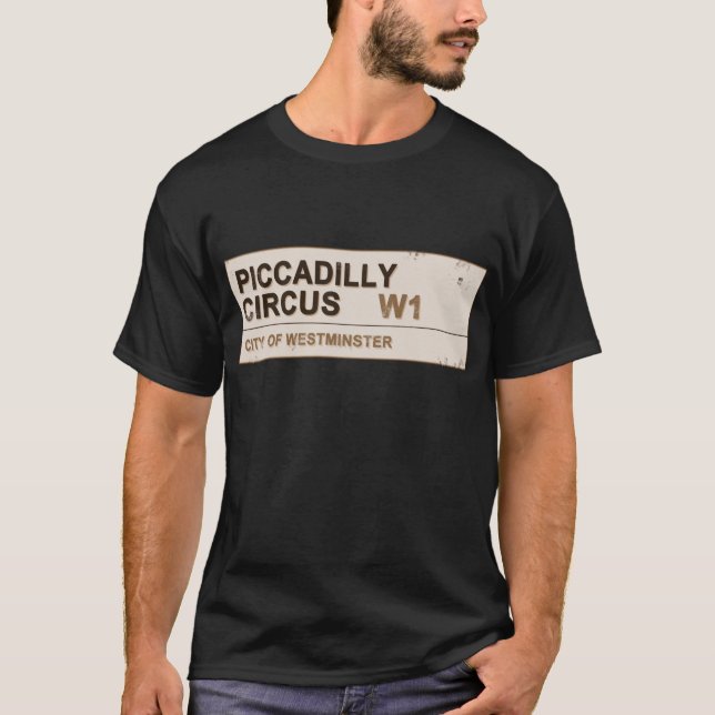 Piccadilly Circus London - Vintage Tröja (Framsida)