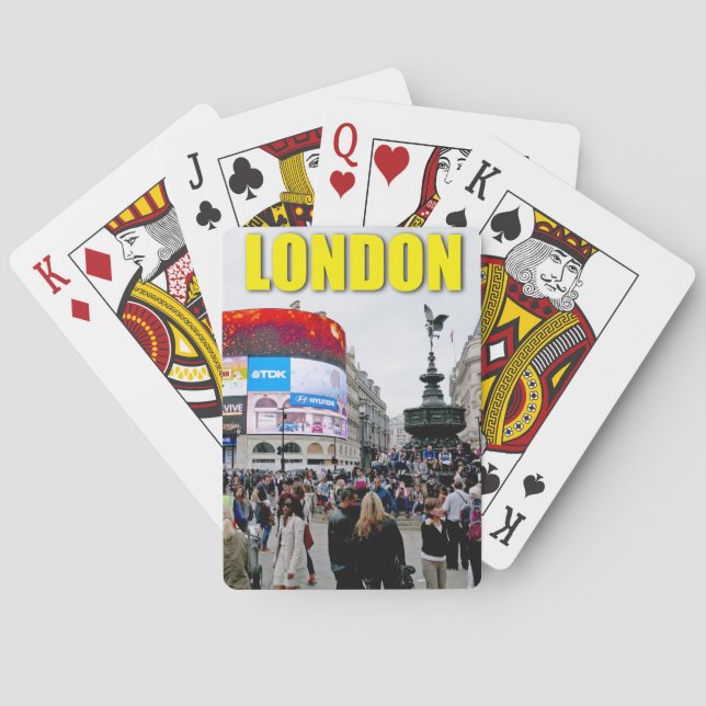 Piccadilly Circus - Pro-foto Spelkort (Baksidan)