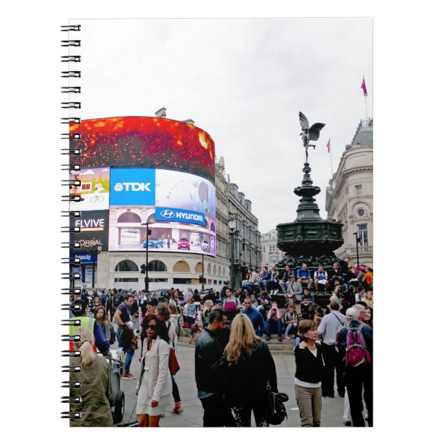 Piccadilly Circus - Professionell foto Anteckningsbok (Framsidan)