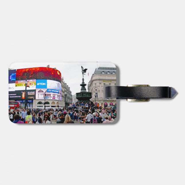 Piccadilly Circus - Professionell foto Bagagebricka (Baksida Vågrät)