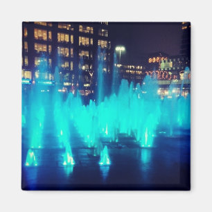 Piccadilly Gardens fontän Magnet