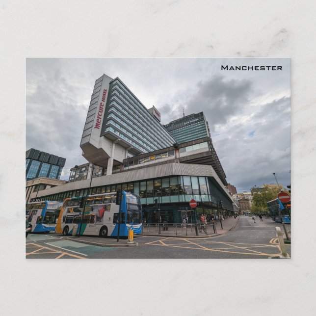 Piccadilly Gardens Vykort (Framsida)