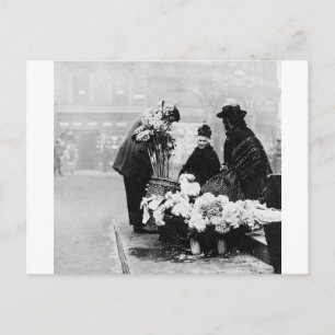 Piccadilly London blomseller, 1904 England Vykort