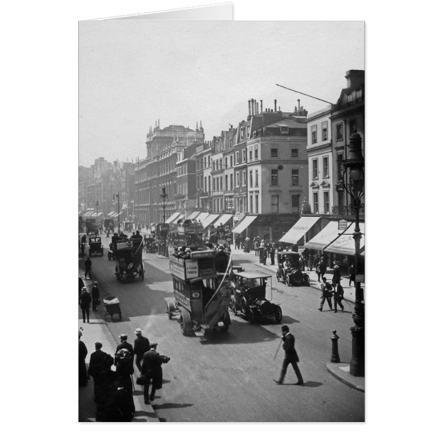 Piccadilly, London Hälsningskort (Framsidan)