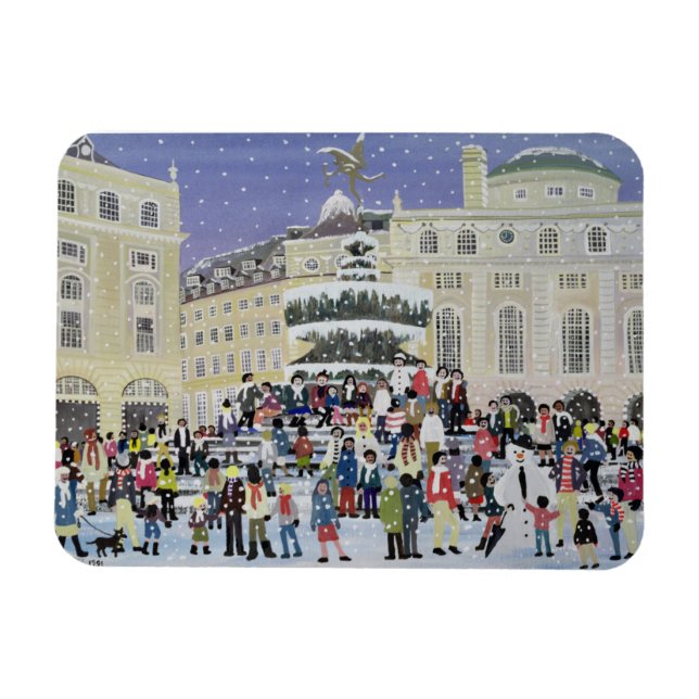 Piccadilly Snö Scene Magnet (Horisontell)
