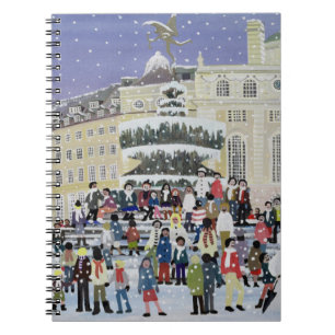Piccadilly snöplats anteckningsbok med spiral