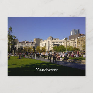 Piccadilly trädgårdar, Manchester Vykort