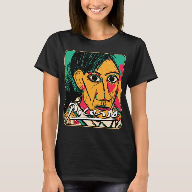Piccaso Abstrakt T-shirt (Framsida)