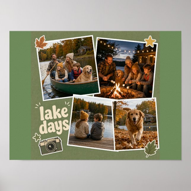 PicCollage-mall - Affisch 16x12 liggande (Framsidan)