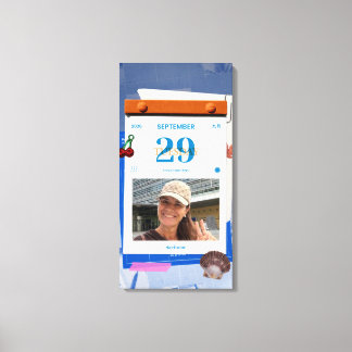 PicCollage-mall - Utsträckt canvas 16x32 hög