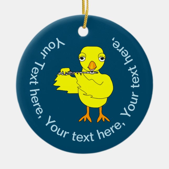 Piccolo-Chick Julgransprydnad Keramik (Framsidan)