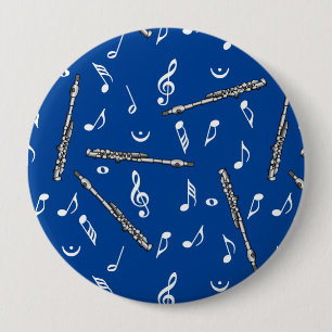 Piccolo Music Note Mönster Knapp