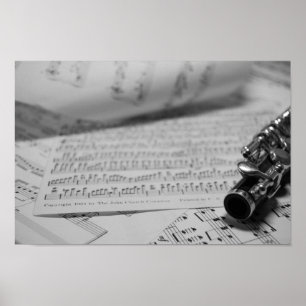 Piccolo- och lakan-musik poster