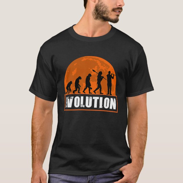 Piccolo Player, Piccolo Human Evolution T Shirt (Framsida)