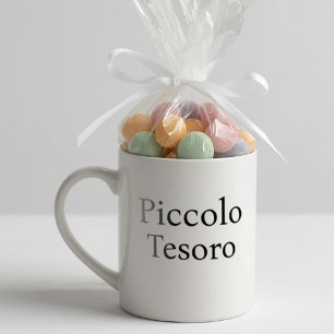 Piccolo Tesoro Chic Baby Shower Souvenir Kaffemugg