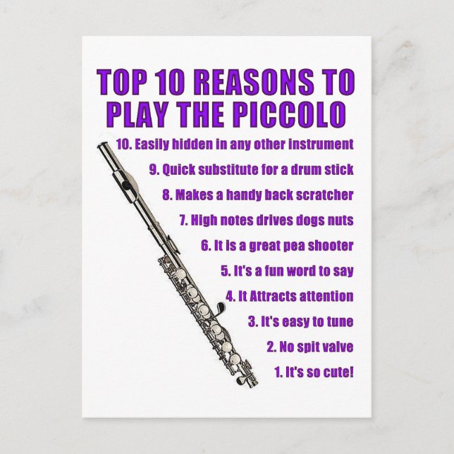 Piccolo Top 10 Vykort (Framsida)