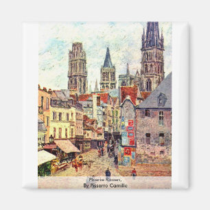 Picerie Rouen, av Pissarro Camille Magnet