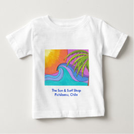 Pichilemu Surfa Shop Beach Baby t shirts