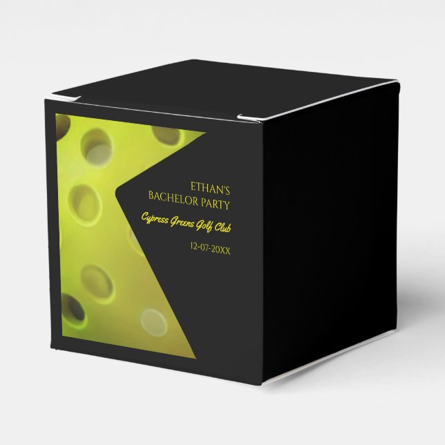 Pickeball födelsedagsfest-tävlingsidrott presentaskar (Framsidan Sidan)