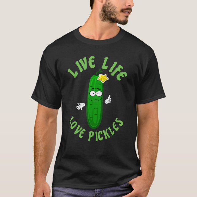 Pickel för levande liv och Kärlek T Shirt (Framsida)