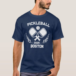 Pickelball Boston 2025 Anpassningsbar T Shirt