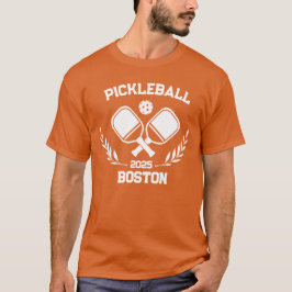 Pickelball Boston 2025 Anpassningsbar T Shirt