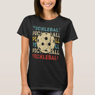 Pickelball Coola Paddle Retro-Vintage T Shirt