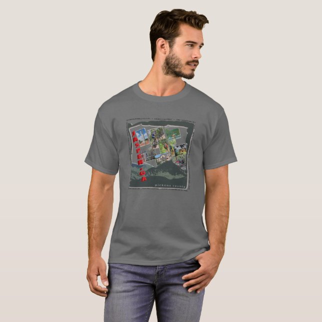 Pickens County Photo t-shirt (Hel framsida)