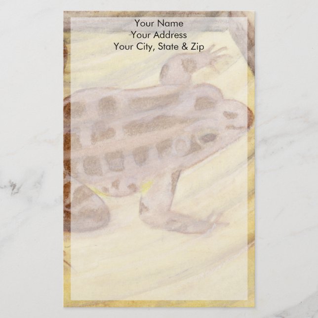 Pickerel Frog Brevpapper (Framsida)